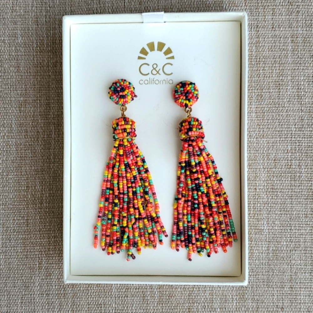 C&C California beaded earrings